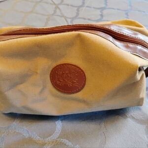 Vintage Ralph Lauren Tan Canvas Toiletry Bag